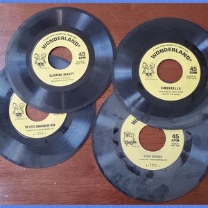 Lot of 4 Wonderland Records